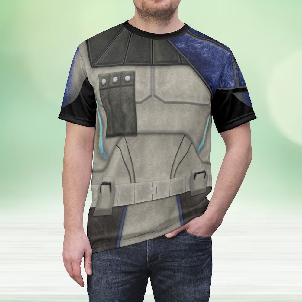 Captain Rex Shirt Star Wars Costume Star Wars Shirts Star - Shibtee Clothing